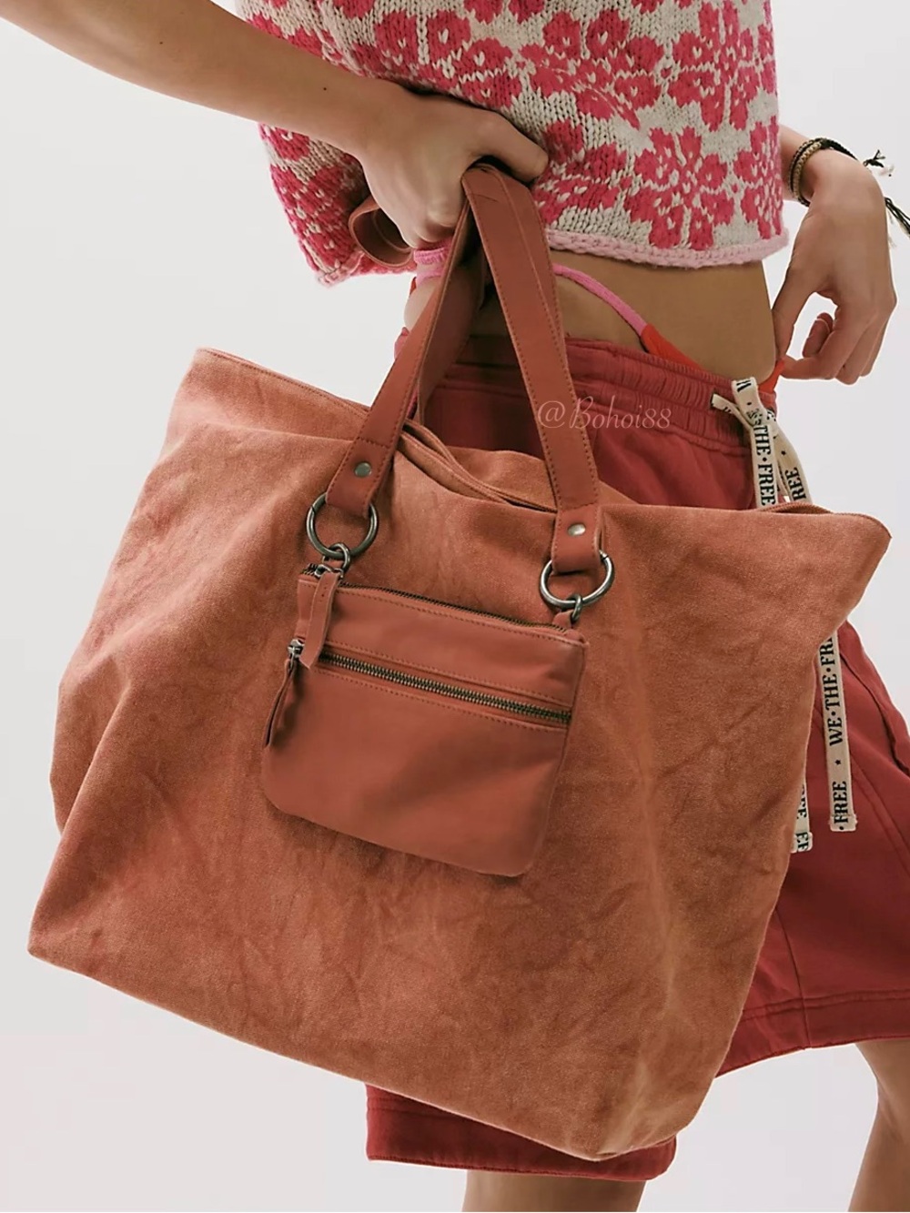 NWT Free People Calla Convertible Tote